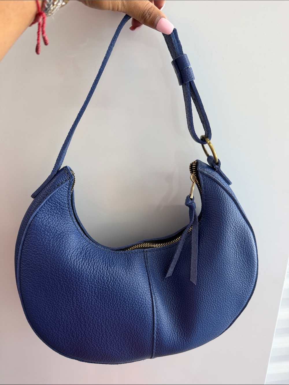 NWOT Portland Leather Classic Nora in Molino Blue